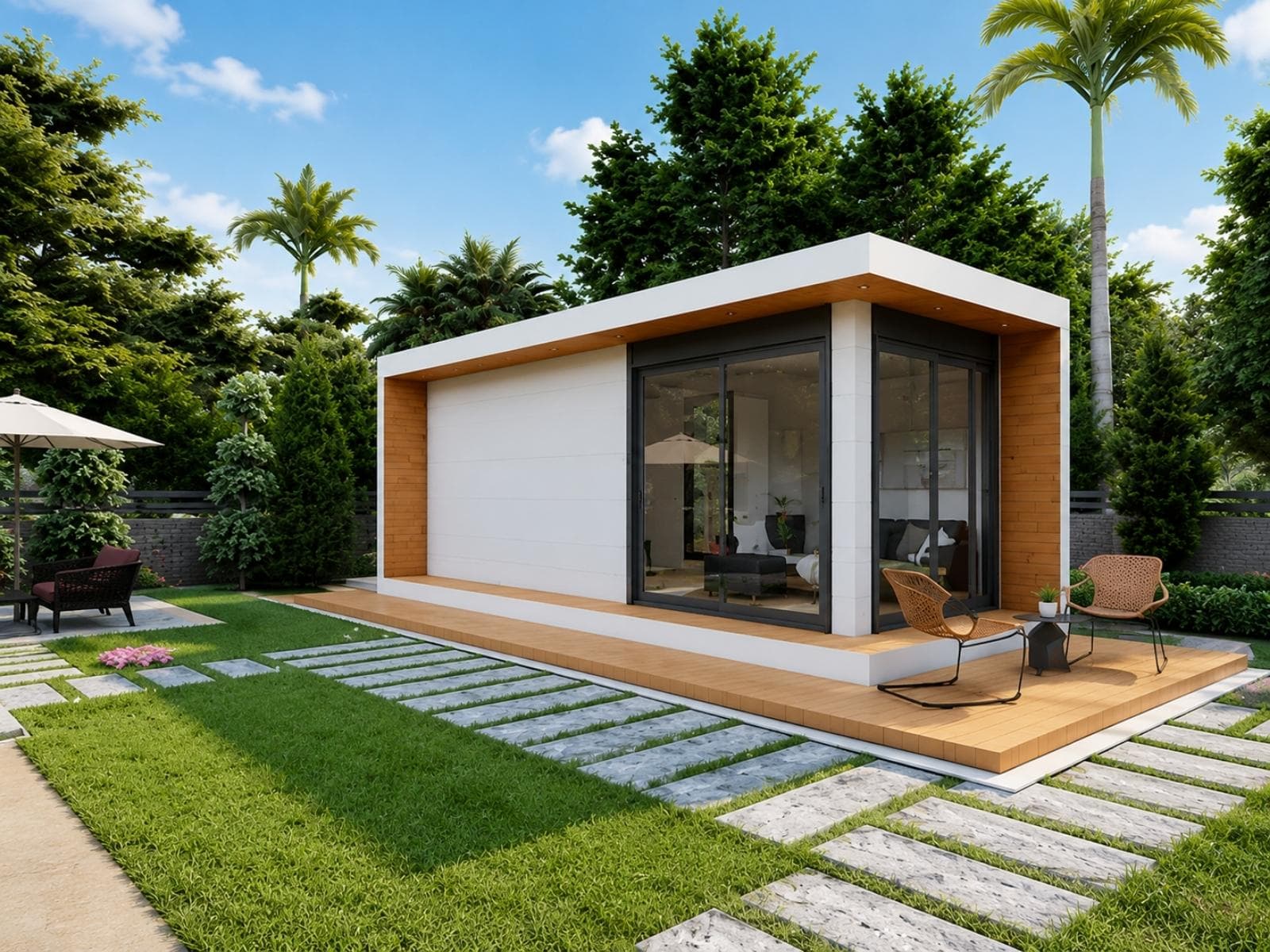 21 m² Tek Katlı Hafif Çelik Ev