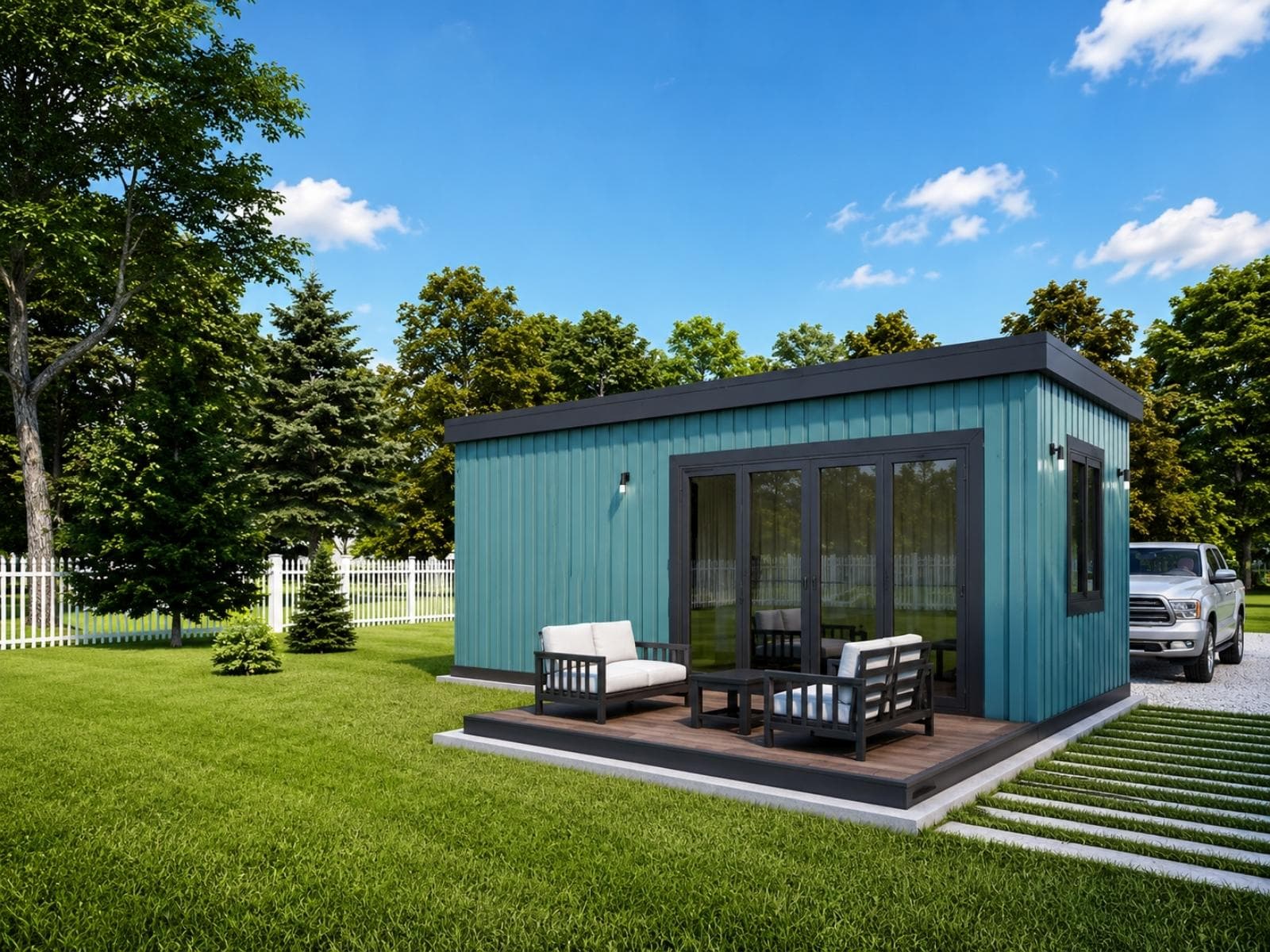 21 m² Tek Katlı Hafif Çelik Ev